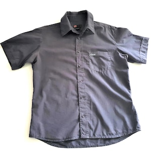 Vintage Diesel Men Shirt / Short Sleeve Men Casual Shirt Size L / Made in Portugal