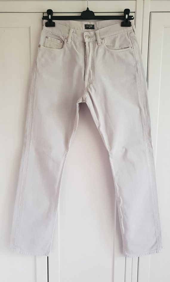 Vintage BIG STAR Jeans Light Gray Denim Pants But… - image 2
