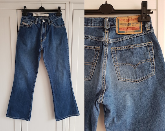 Buy Diesel Vintage Blue Denim Vintage Men Women Size Online in India - Etsy