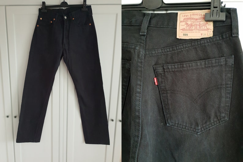 womens black 501 levis