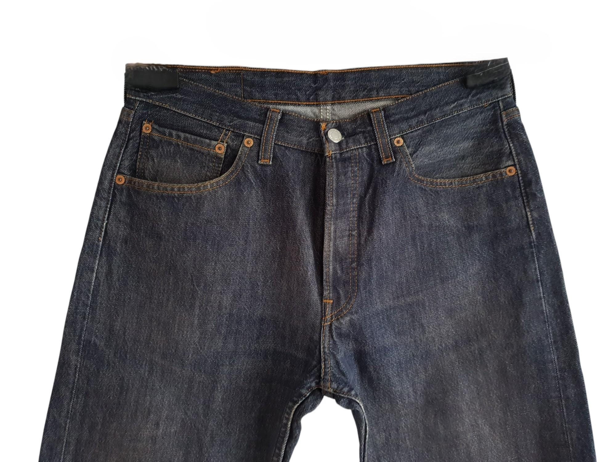Vintage Levis 501 Jeansy Męskie Damskie Spodnie Jeansowe