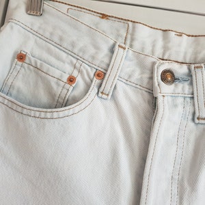 80s Vintage Levis 641 Jeans Shorts Light Blue Denim Bermuda Shorts Levi ...