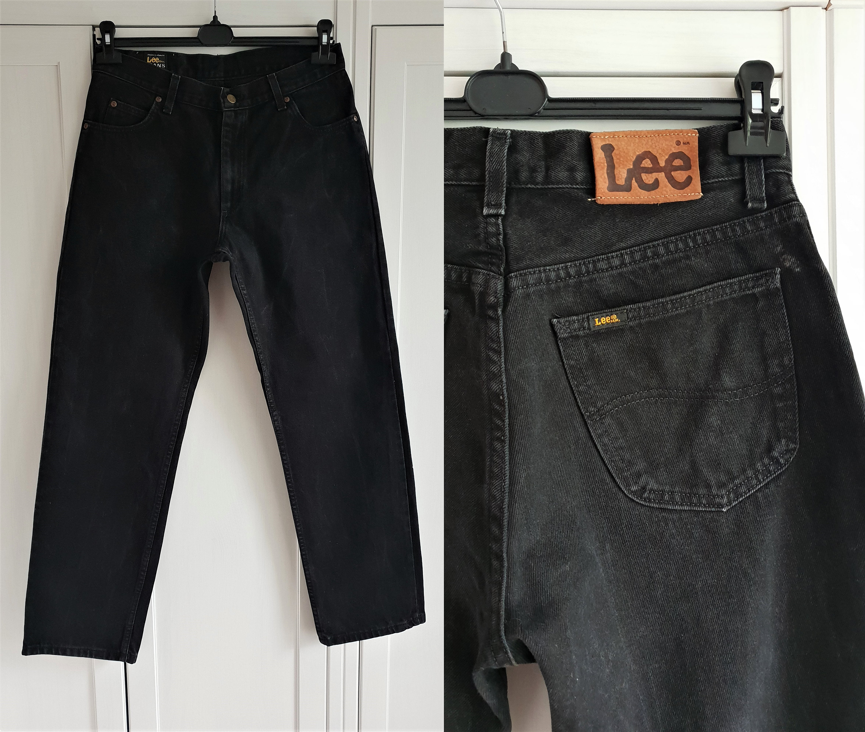 Vintage Lee Brooklyn Jeans Black Denim 
