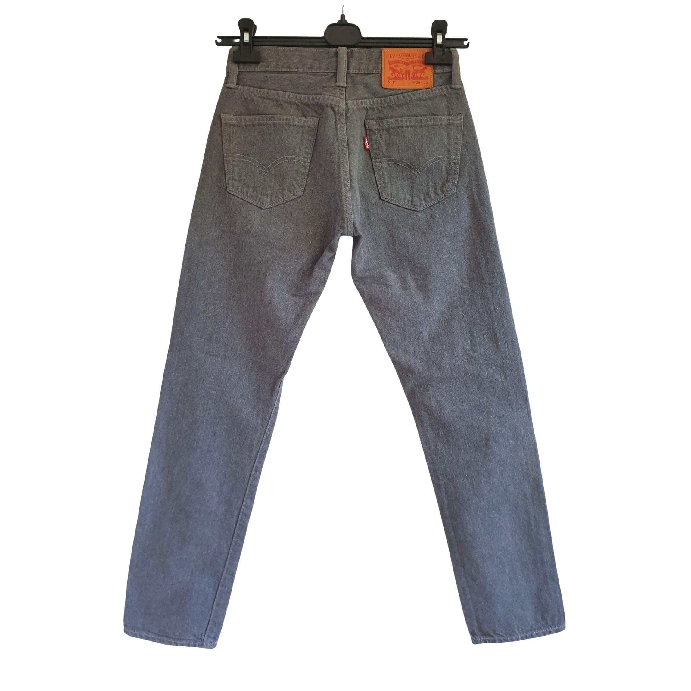 ヴィンテージ リーバイス 511 グレー デニム ジーンズ - W29 L32 