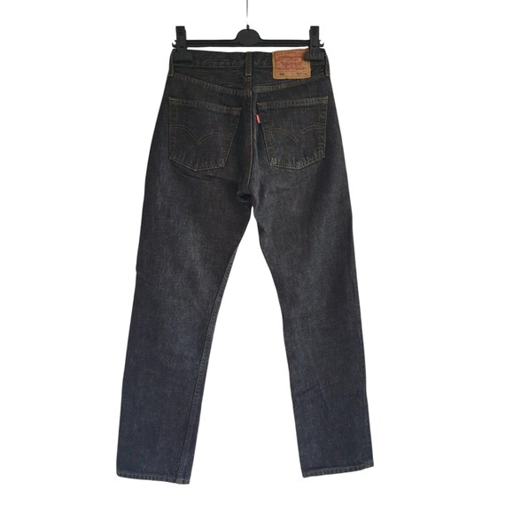 90s Levi's 501 Jeans: High Waist Black Denim, W26 L30 - Etsy Canada