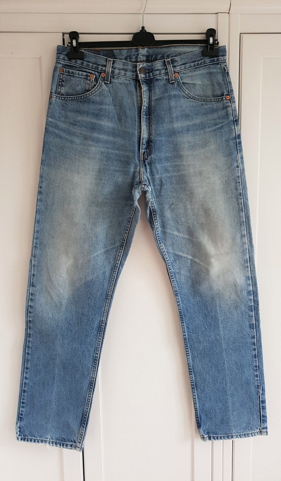 Levis 521 Jeans Blue Vintage Levi's Jeans Size W35 W36 L32 | Etsy