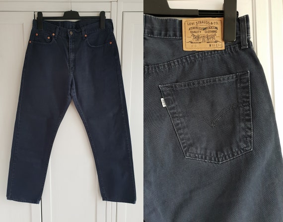 levis navy blue jeans
