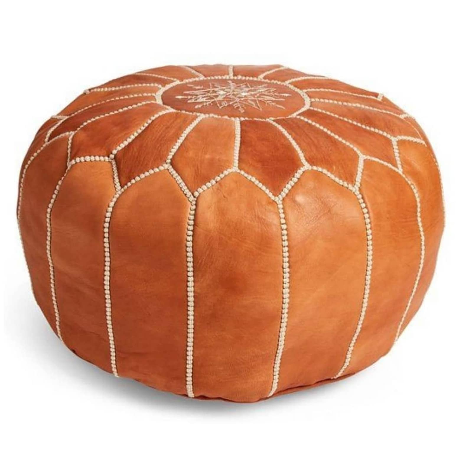 Moroccan Leather Pouf Pouf Chair Home Decor Ottoman Pouf Etsy