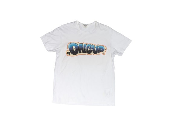 JUNYA WATANABE One Up Graffiti Printed White T-shi