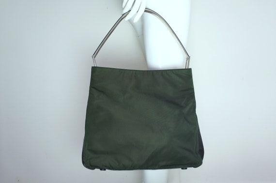 olive green prada bag