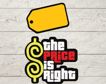The Price is Right SVG Bundle, PNG, JPG, Cricut Cut File (Digital Download)