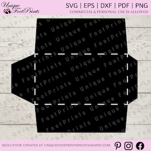 3D SVG-flat envelope-3D flat box- paper craft- gift boxes- SVG box-3d box SVG- paper gifts- design your own box- cut box- box clipart