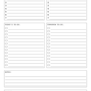 To Do List, Planner, Printable to Do List, Coaching Planner, Small ...