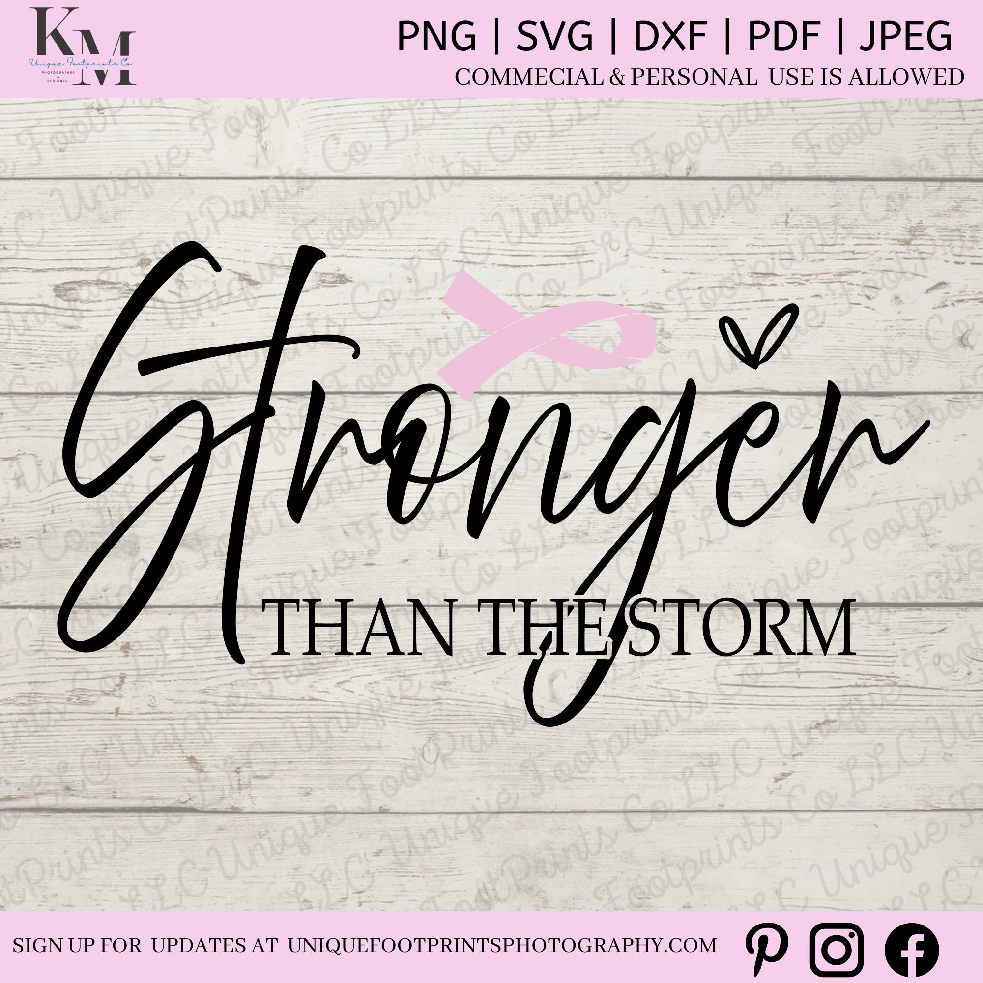 Breast Cancer Svg - Cancer Awareness Svg - Strong Woman Svg - Pink ...