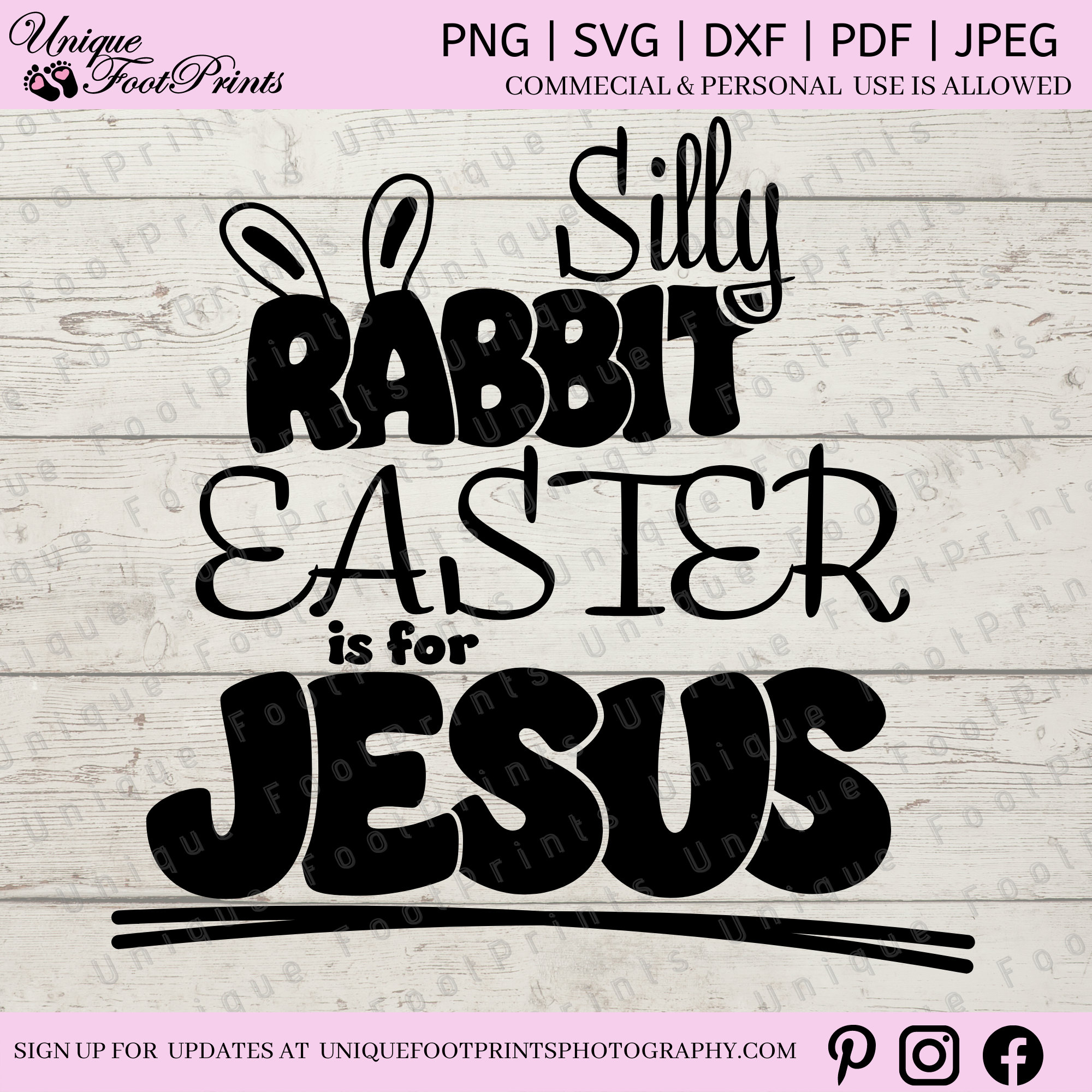 Easter Svg-silly Rabbit SVG-SVG Easter Crafts Jesus Easter Bunny Svg ...