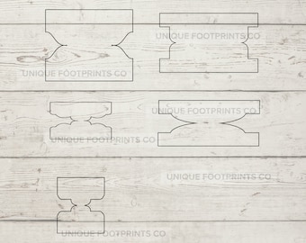 Planner Tab Dividers Template, SVG, Printable (Digital Download)