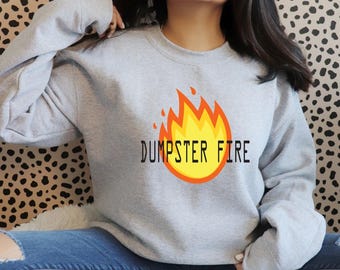 Dumpster Fire SVG - Cute Dumpster Fire - Everything Is Fine - Funny SVG Design - Digital Download SVG-burning dumpster-cute burning dumpster