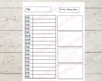 Instant Download | Digital To Do List Goodnotes Template | To Do List Printable | Daily Planner Printable | Week At A Glance