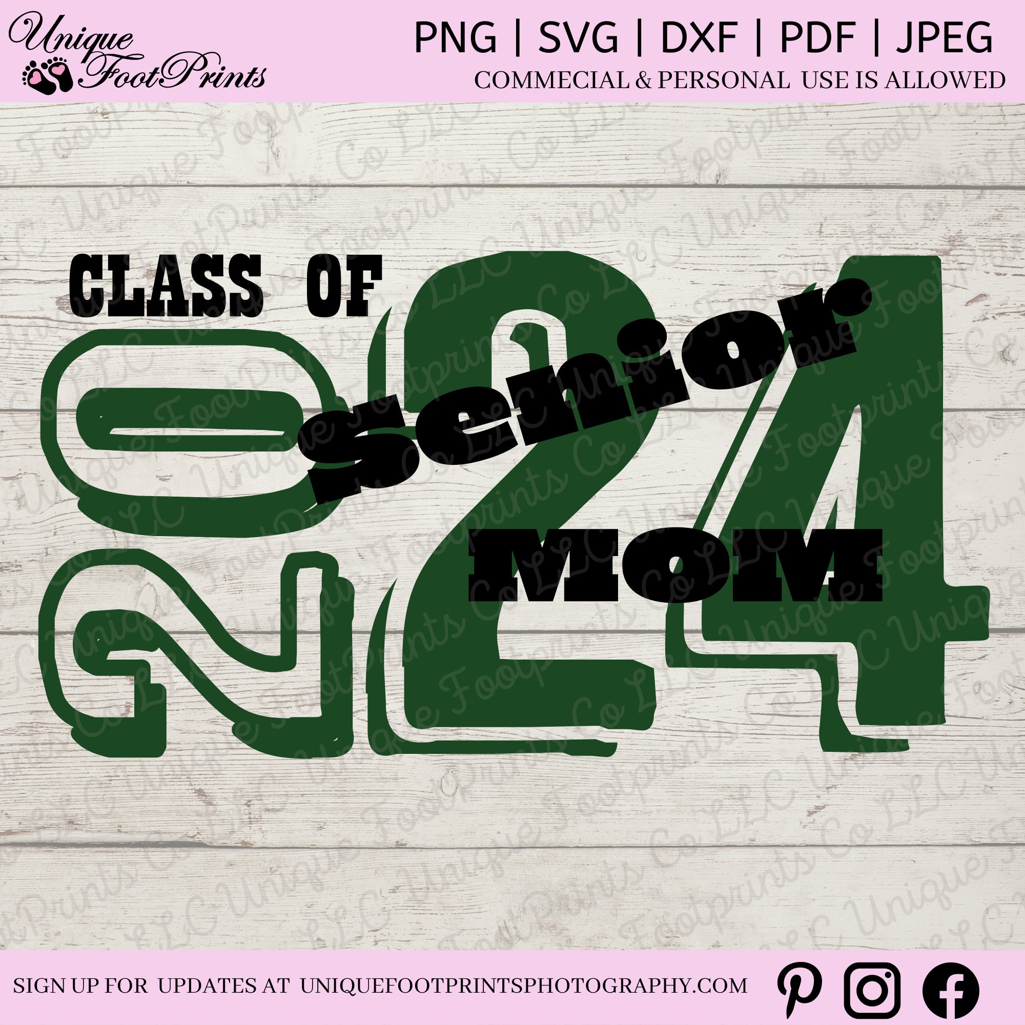 Class of 2024 Graduation High School Senior Senior 2024 - Etsy