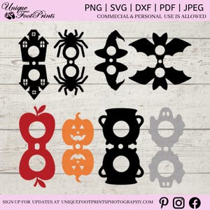 Halloween Lollipop Holder svg, Halloween Treat Candy Holder Bundle, Layered Lollipop Holder Cut File, DIY Candy Holder, Cricut Silhouette