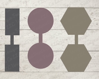 Key Fob Template SVG, Leather Keychain Pattern (Digital Download)
