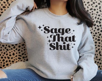 Not Enough Sage For This Shit SVG - Funny Witch SVG Design - Sarcastic Shirt SVG - Witchcraft Cut File Cricut