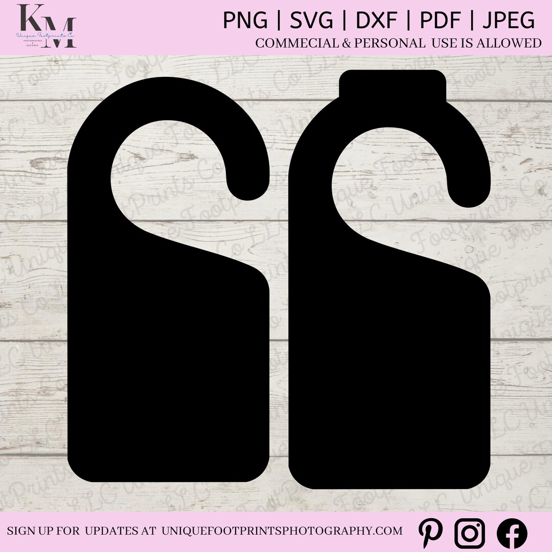 Door Hanger SVG Template - Round Welcome Sign Bundle - Laser Cut File ...