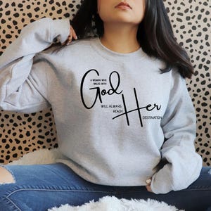 A Woman Who Walks With God SVG-Christian Quote Digital File- Religious Faith SVG-Grace & Blessings PNG for Cricut-bible verse-woman of faith