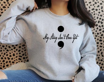 Projekt Semicolon SVG – Design zur Suizidprävention: Meine Geschichte ist noch nicht vorbei (Digitaler Download)