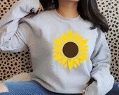 Sunflower SVG Cut File - Sunflower Silhouette - Sunflower PNG - Botanical Flower Clipart - SVG for Cricut- Silhouette-sunflower monogram