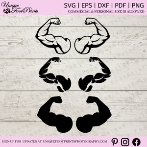 Muscle SVG Bundle - Gym Shirt SVG - Bodybuilder Clipart - Fitness SVG Files - Muscle Tank svg