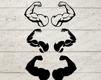 Muscle SVG Bundle - Gym Shirt SVG - Bodybuilder Clipart - Fitness SVG Files - Muscle Tank svg