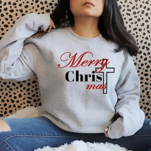 Merry Christmas Svg | Print File | Religious Svg | Christmas Shirt Design | Jesus Svg | Christian Christmas Svg | Merry Christmas Png