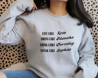 Golden Girls SVG – Live Like Rose Cut File (Digital Download)