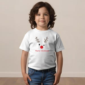 Rendieren Svg | Cricut gesneden bestand | Vrolijk kerstfeest Svg | Herten-svg | Digitaal bestand Rudolph The Red Nose Reindeer Christmas Png | Gewei-svg
