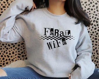 Somebody's Feral Wife SVG - Funny Mom Shirt Design - Sarcastic Wife Clipart - Feral Mama PNG-Cricut Cut File-unhinged shirts-unhinged quotes