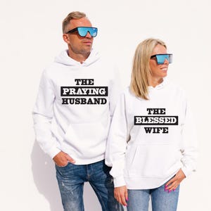 Praying Husband and Blessed Wife - couple valentines svg - matching shirts svg - Cricut Files-blessed wife svg-hubby wifey svg