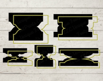 Tab Dividers Template, SVG, Planner Dividers (Digital Download)
