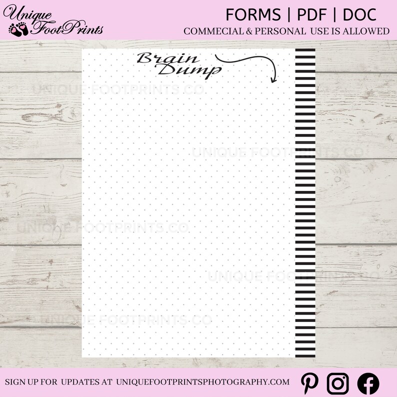 Planners Insert, Calendars, To-do List, Notes, Planner Printable ...