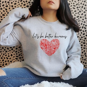 Let&#39;s Be Better Humans Svg - geestelijke gezondheid Svg-Be Kind Svg - positiviteit Svg - Cricut Cut-bestand - sublimatie-be kind clipart-wees een beter persoon
