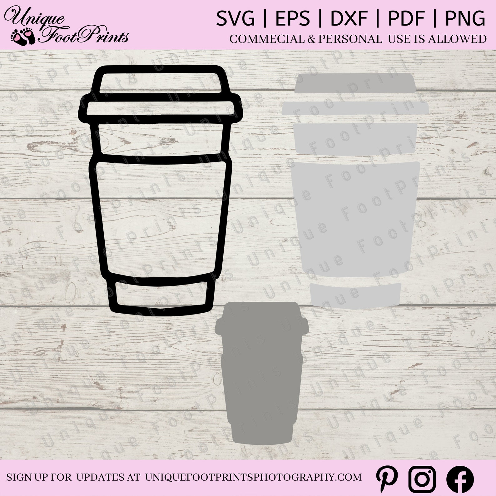 Pumpkin Spice Latte SVG – Fall Coffee Cup Clipart (digital Download) - Etsy