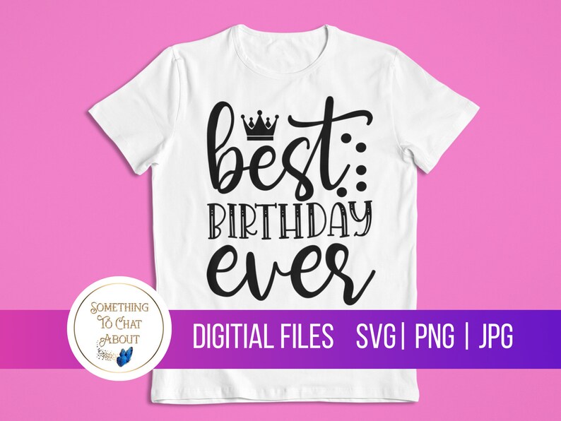 Download Best Birthday Ever SVG Sofort Download | Etsy