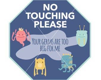 Car Seat Tag, PRINTABLE INSTANT DOWNLOAD, Preemie Tag for Car Seat, Infant Car Seat Tag, No Touching, Do Not Touch Baby, Baby Shower Gift