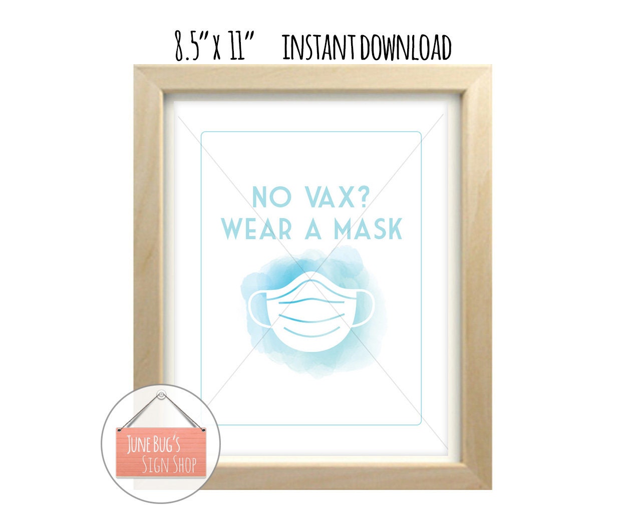 Wear A Mask Sign, Printable, INSTANT DOWNLOAD, Please Wear A Mask, Cover  Your Face, Mask Sign, Mask Required, Face Mask Required