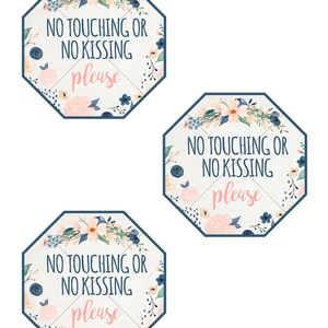 No Touching and No Kissing Car Seat Tag, PRINTABLE INSTANT DOWNLOAD ...