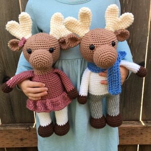 Amigurumi Moose Pattern Instant Download Crochet Moose Pattern image 5