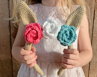 Crochet Bunny Headband Pattern - PDF Printable Copy