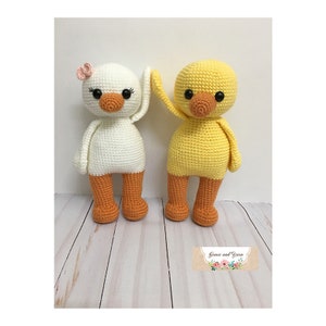 Amigurumi Duck PDF Crochet Pattern Instant Download image 2