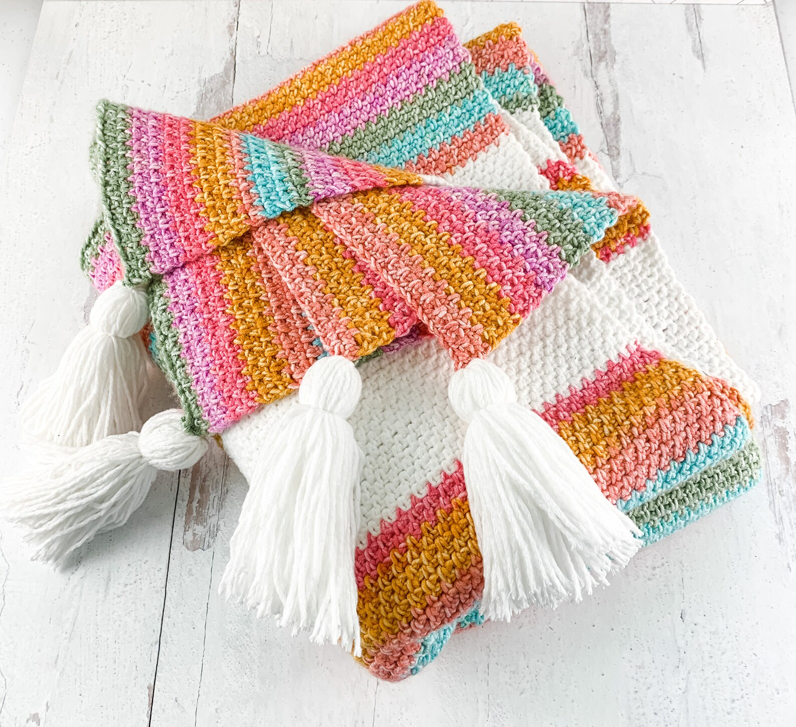 Crochet Linen Stitch Blanket Pattern Instant Download - Etsy