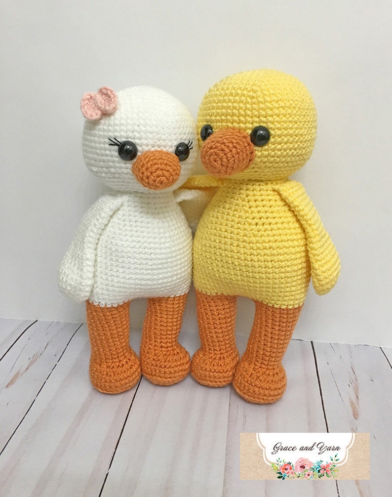 Amigurumi Duck PDF Crochet Pattern Instant Download image 3